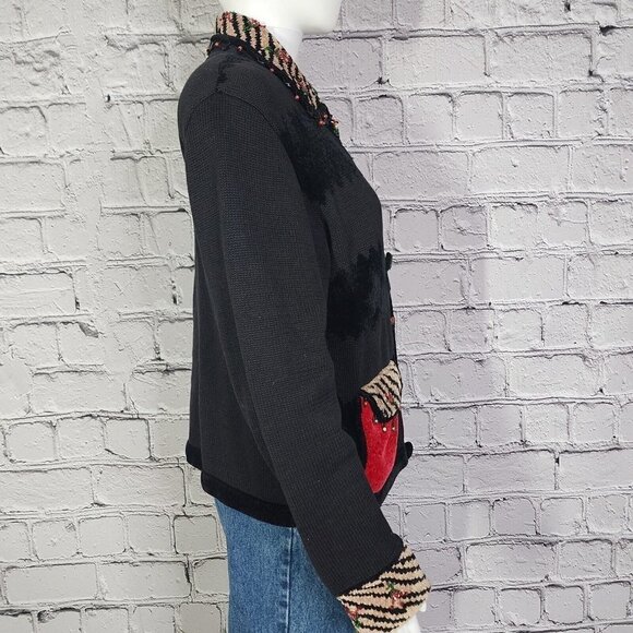 Jack B Quick Goth Emo Spring Cardigan, Women's Medium - Picture 6 of 12